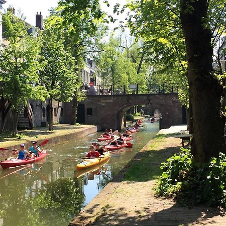 Large Historical Apartment & Canal Terrace Utrecht Eksteriør billede