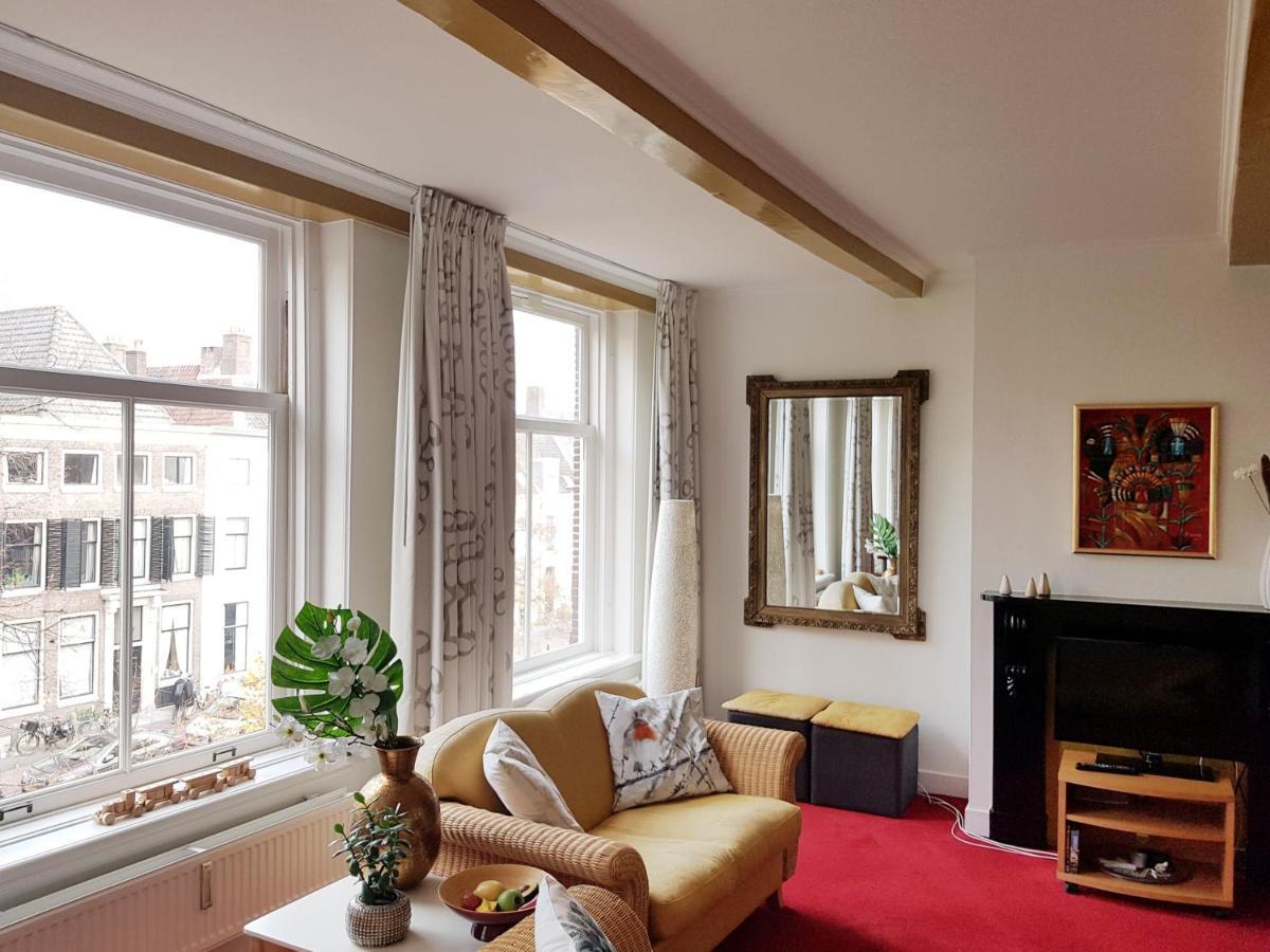 Large Historical Apartment & Canal Terrace Utrecht Eksteriør billede